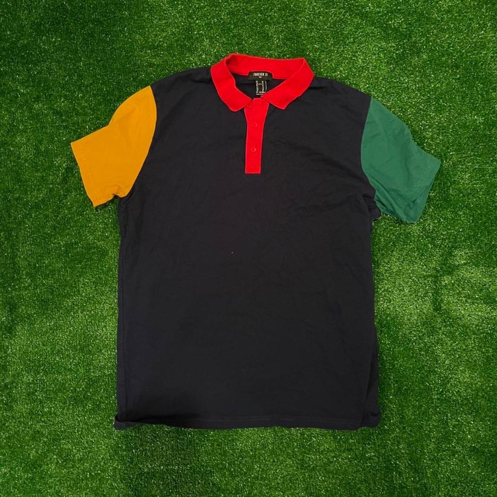 Color Block Polo